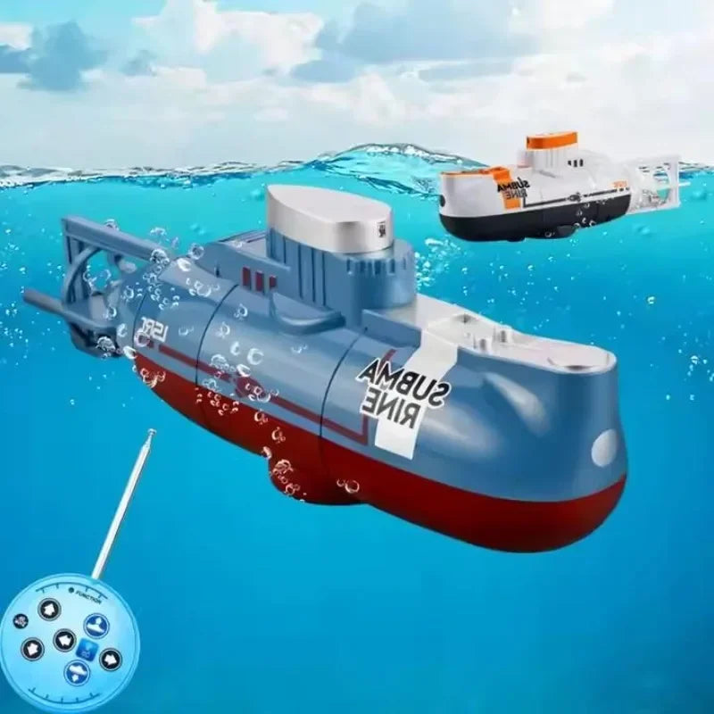 Mini RC Submarine Toy Remote Control Boat Underwater Electric Diving Water Fish Tank Kids Birthday Gift